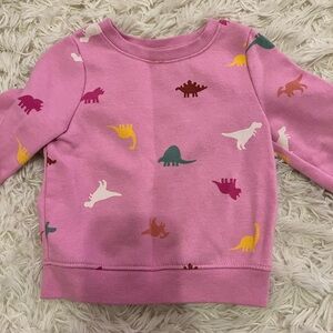 Cat & Jack Pink Dinosaur Print Kids Shirt